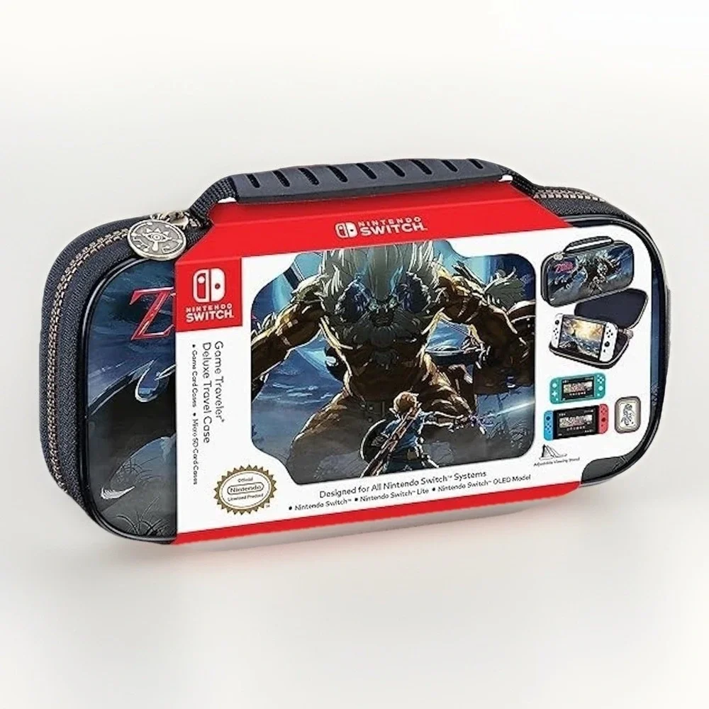 RDS - Licensed Zelda Deluxe Travel Case for‎ Nintendo Switch OLED Game Console